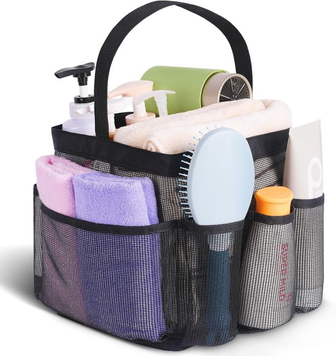EUDELE Mesh Shower Caddy with 9 Pockets